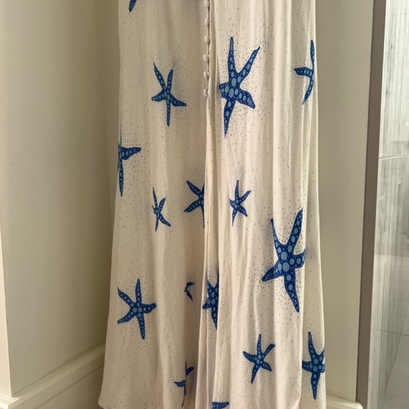 Rixo dress - white with blue starfish - size small - in great condition - Picture 5 of 6